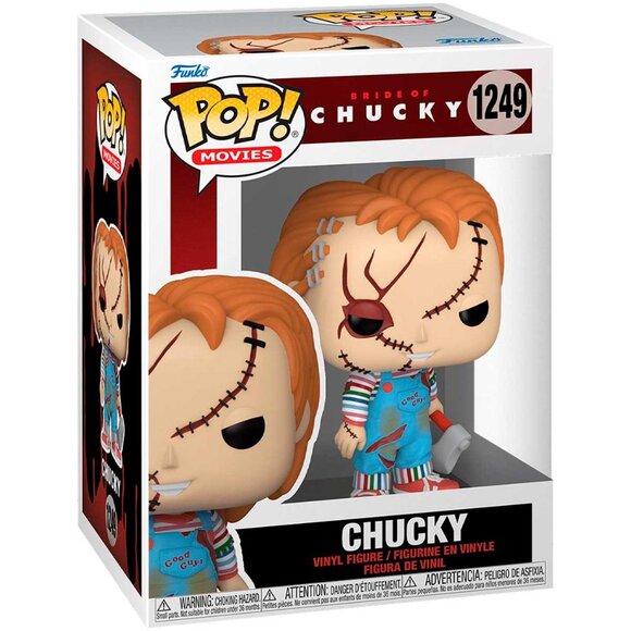 FUNKO POP-MOVIES SERIE-BRIDE OF CHUCKY-CHUCKY #1249 - Picture 1 of 1